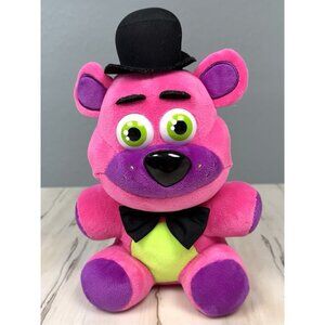 2019 FIVE NIGHTS AT FREDDY'S FNAF 9.5" Hot Pink Plush Stuffed FREDDY FAZBEAR Toy